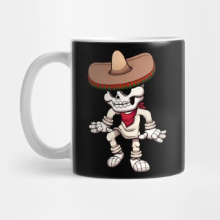 Dancing Mexican Skeleton Mug